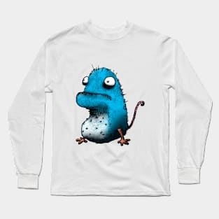 Weird Blue Creature Long Sleeve T-Shirt